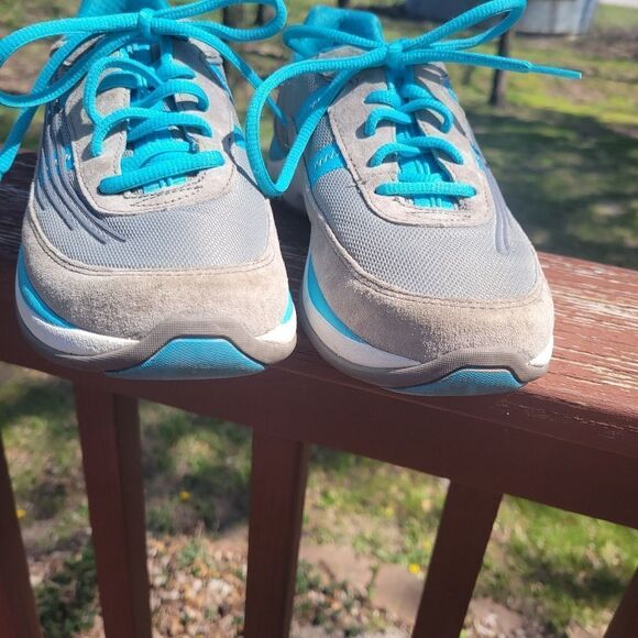 Dansko Women's Blue Mesh Lace Up Slip Resistant Running Sneakers Shoes Size 38 - Picture 2 of 12